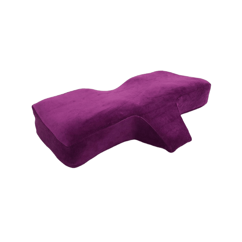Højkvalitets Memory foam øjenvippeforlængelse pude ergonomisk kurve forbedre sovepuder konkav nakkestøtte pude