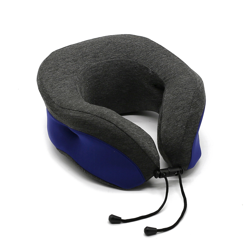 Memory Foam U-form til rejsenakkestøttepude med justerbar fastgørelse