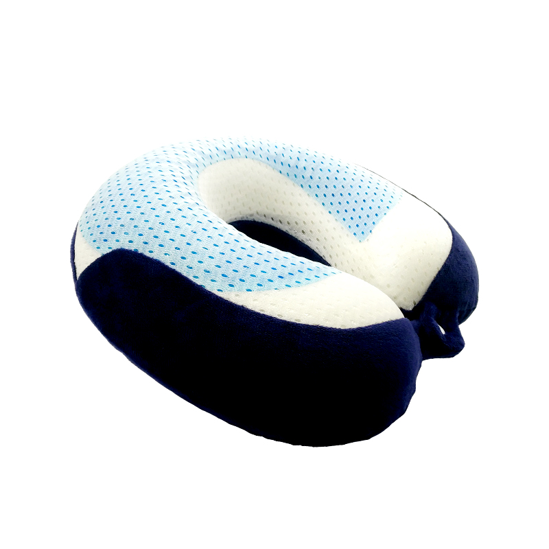 Strikket Cooling Gel U-formet Memory Foam pude